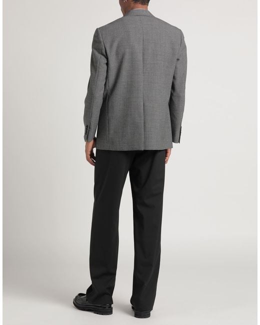 Lardini Black Blazer Wool for men