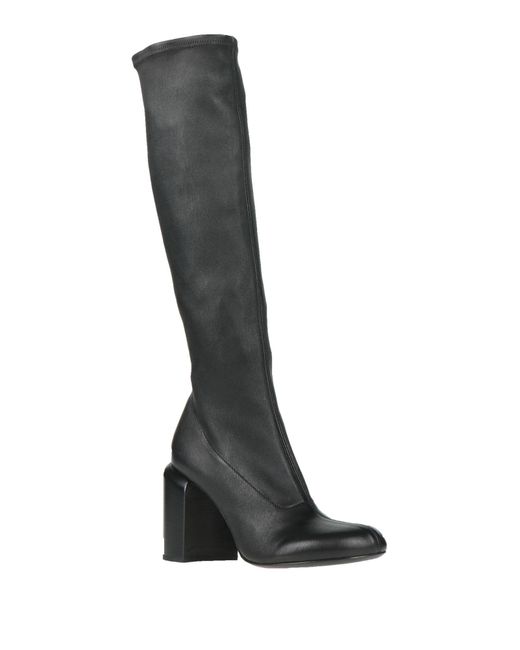 Officine Creative Black Boot Leather