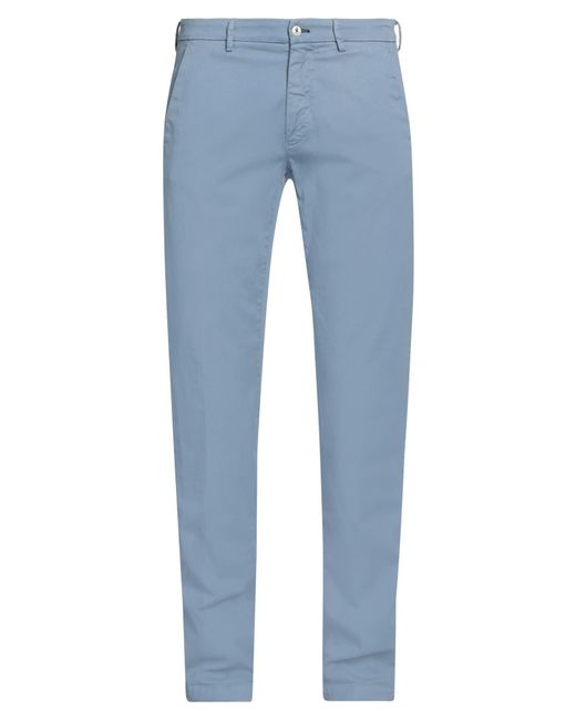 Mason's Blue Pants Cotton, Lyocell, Elastane for men