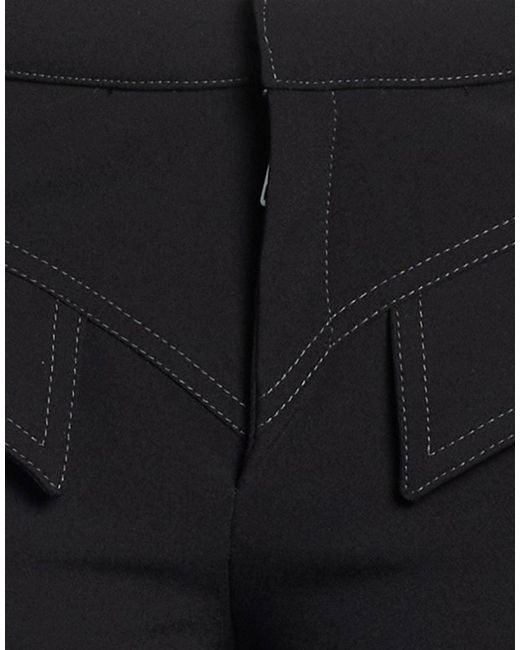 Mugler Black Pants Polyamide, Elastane