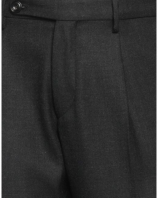 Michael Coal Black Trouser for men