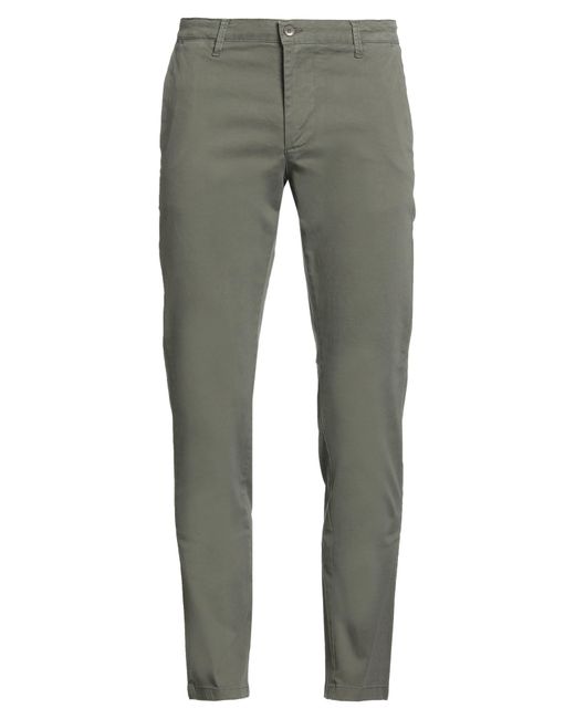 Squad² Gray Military Pants Cotton, Elastane for men