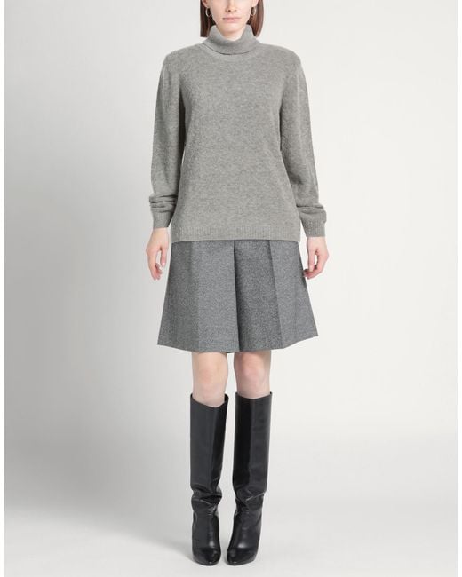 Gran Sasso Gray Turtleneck Virgin Wool, Polyamide