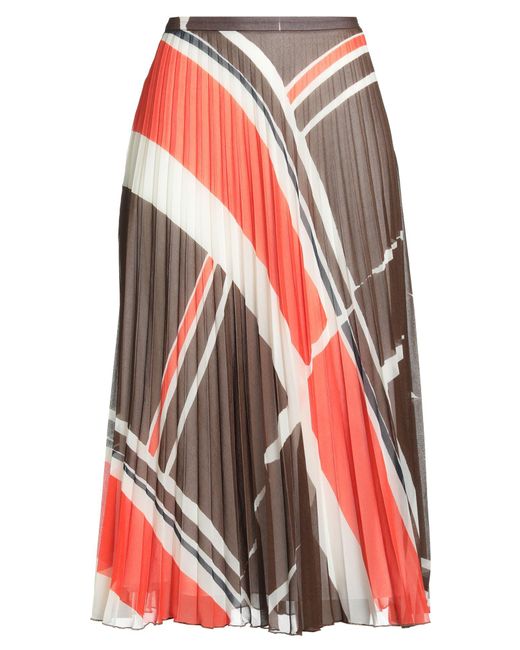 Boss Red Midi Skirt Polyester