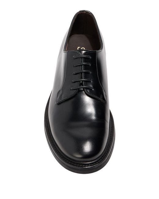 Seboy's Black Lace-Up Shoes Leather