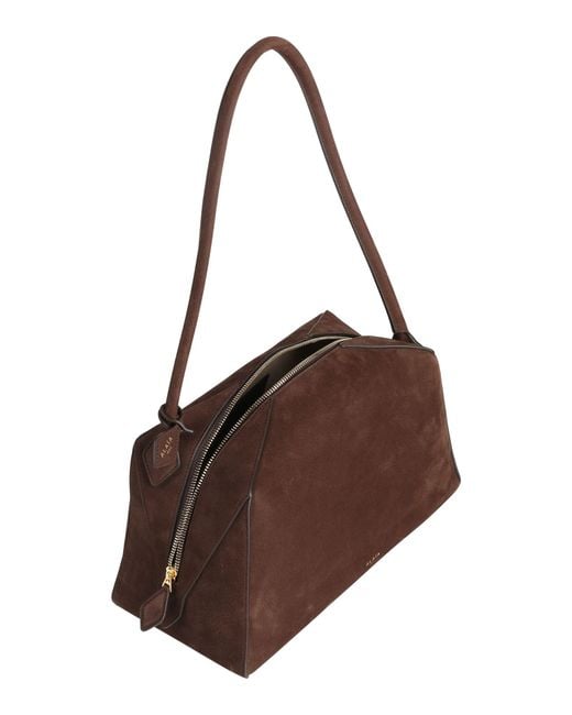 Alaïa Brown Dark Shoulder Bag Leather