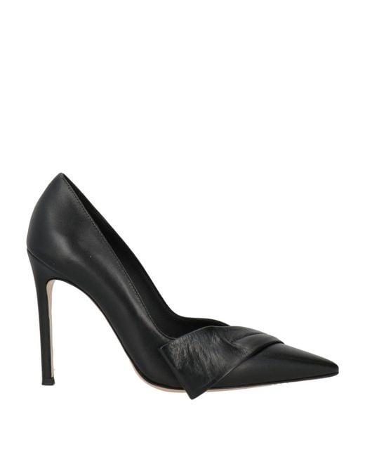 Luciano Padovan Black Pumps Leather