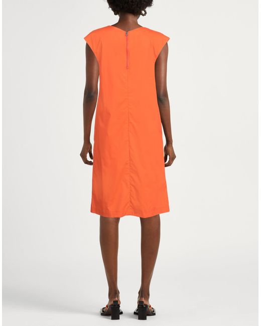 Diana Gallesi Orange Midi-Kleid
