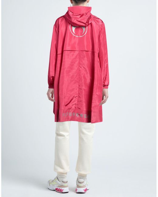 MARINE SERRE Pink Overcoat & Trench Coat