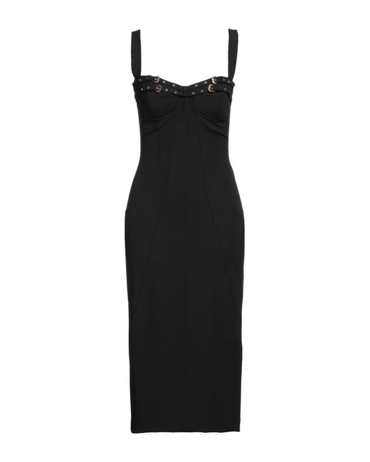 Vestito Midi di Versace Jeans Couture in Black