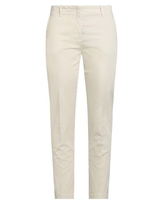 Incotex Natural Pants Cotton, Elastane