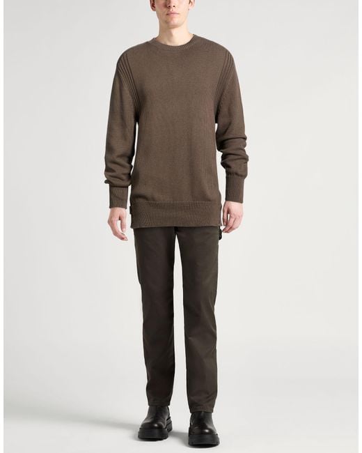 Lardini Brown Sweater Cotton for men