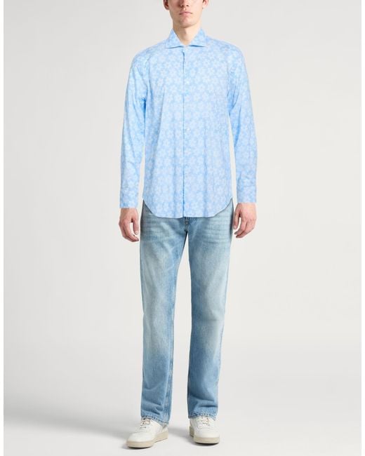 Fedeli Blue Shirts for men