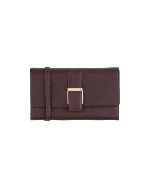 Piquadro Purple Portemonnaie mit Tragriemen