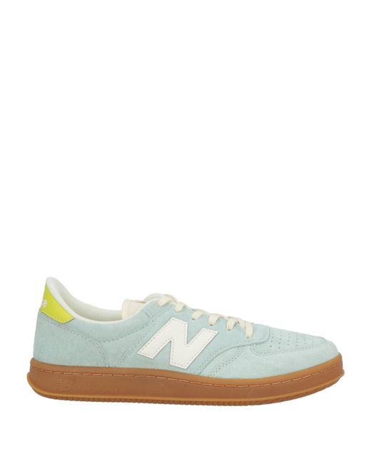 New Balance Blue T500 Sky Sneakers Pigskin for men