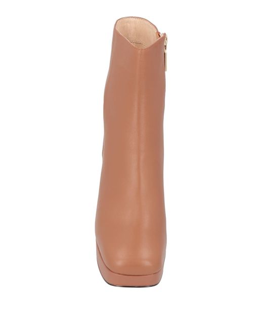 Emanuélle Vee Brown Ankle Boots Leather