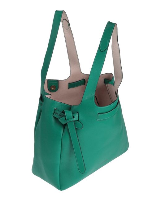 Le Pandorine Green Handbag