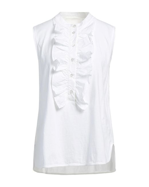 MEIMEIJ Cotton Top in White | Lyst