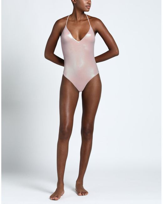 Chiara Ferragni Pink One-piece Swimsuit