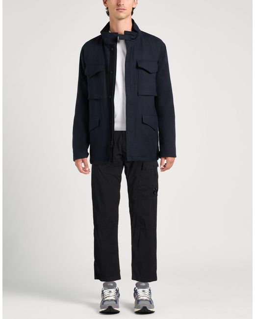 C P Company Blue Pants Cotton, Polyamide, Elastane for men