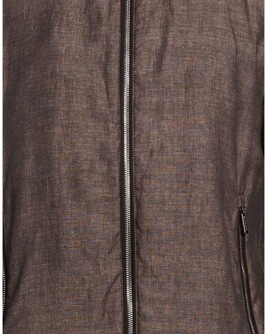Moorer Brown Dark Jacket Linen for men