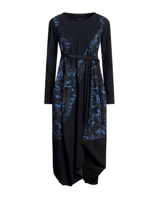 High Blue Midi Dress