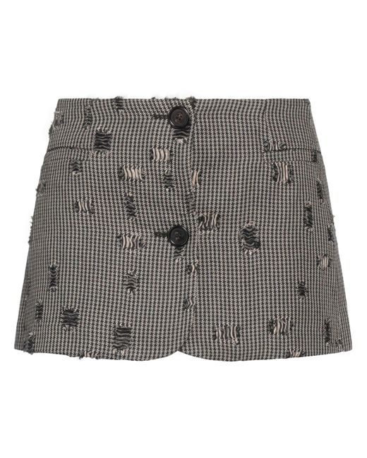 Acne Gray Mini Skirt