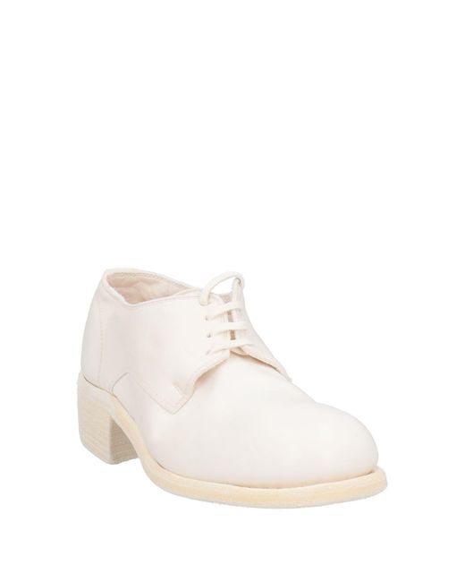 Guidi Natural Lace-up Shoes