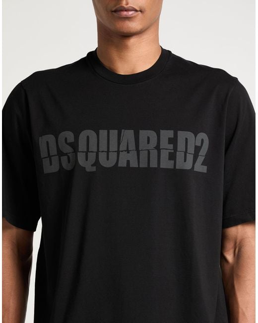 DSquared² Black T-Shirts for men