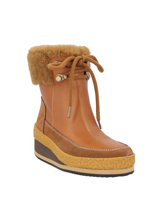See By Chloé Brown Ankle Boots