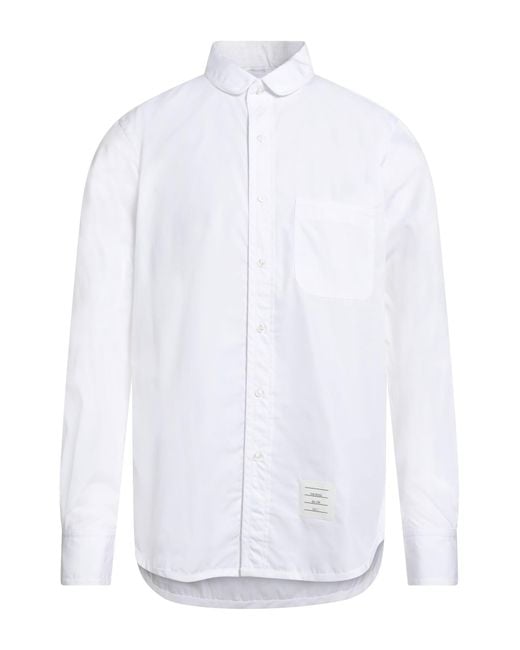 Thom Browne White Shirt Cotton for men