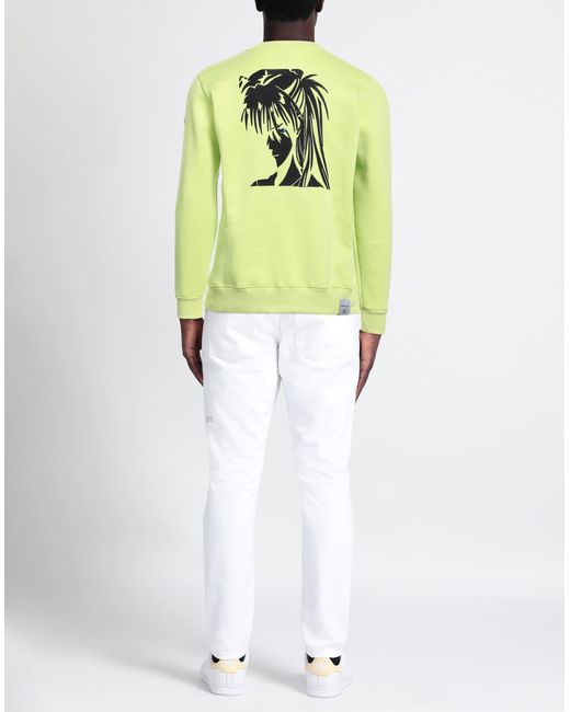 Parkoat Yellow Acid Sweatshirt Cotton, Polyester for men