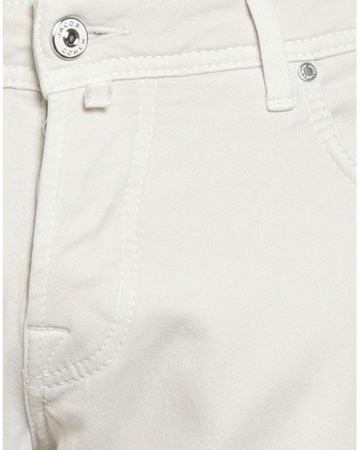 Jacob Cohen White Pants for men