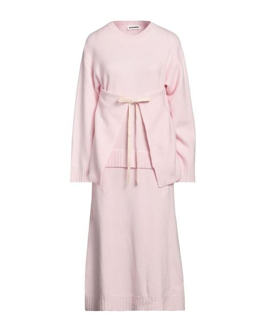 Jil Sander Pink Midi Dress