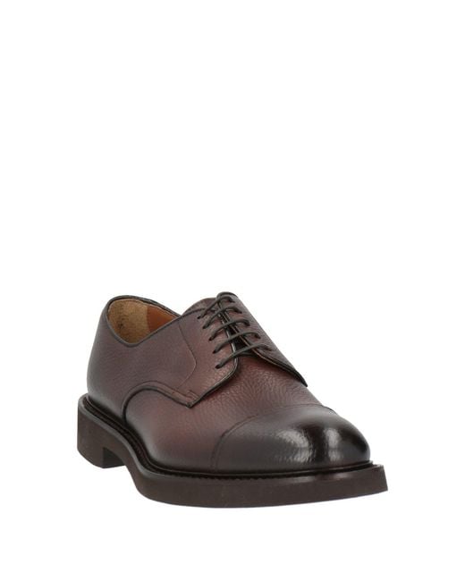 Doucal's Brown Lace-Up Shoes for men