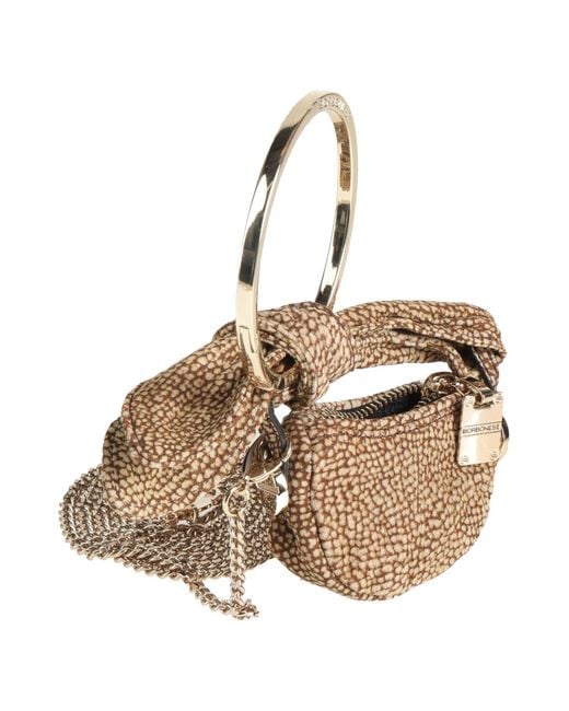 Bolso de mano Borbonese de color Metallic