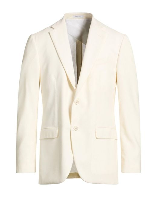 Boglioli Natural Ivory Blazer Virgin Wool for men