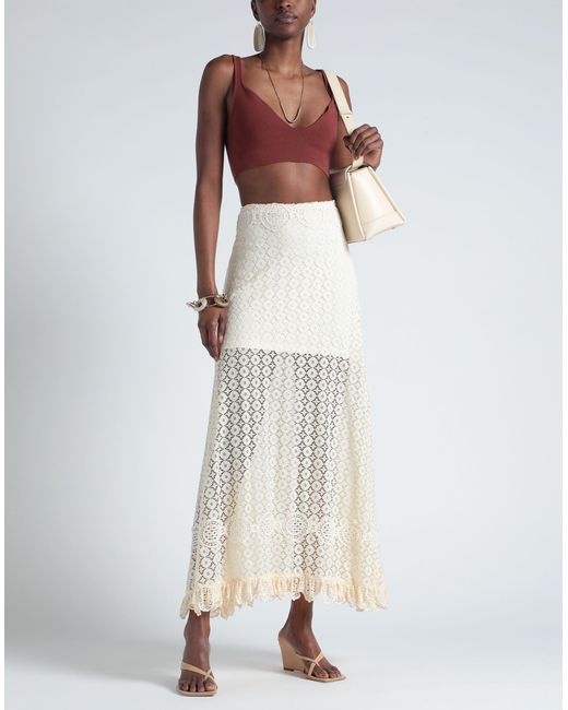 Rabanne Natural Maxi Skirt