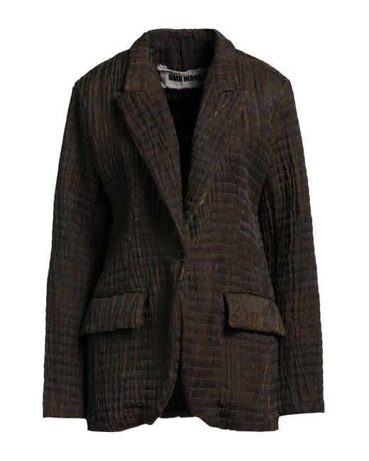 Blazer Uma Wang en coloris Black