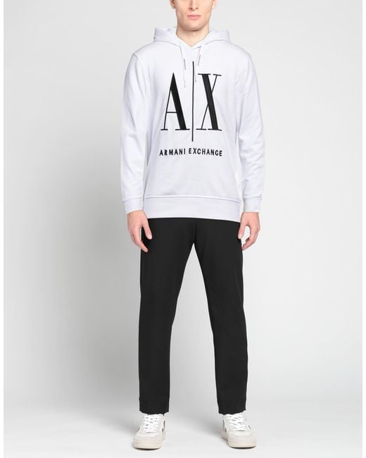 ARMANI EXCHANGE White Sweatshirt for men
