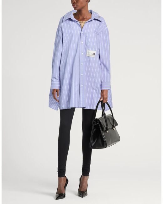 Maison Mihara Yasuhiro Blue Shirts
