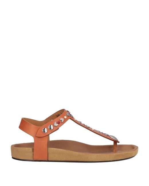 Isabel Marant Brown Thong Sandal