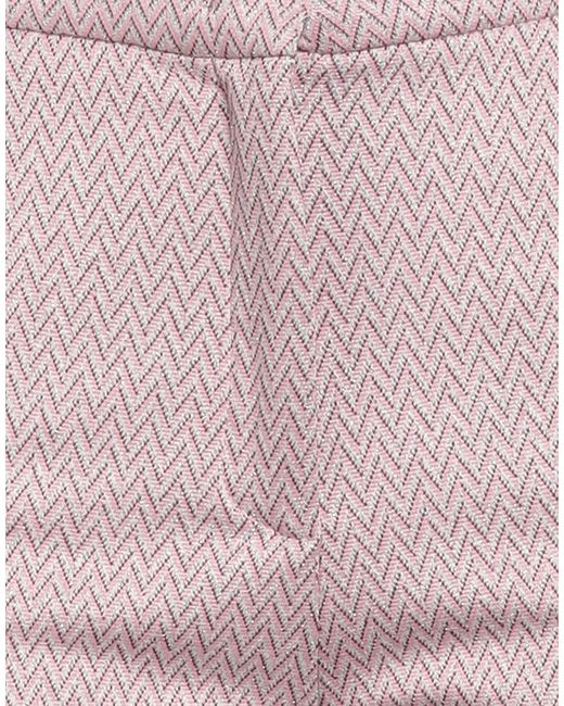 Liu Jo Pink Light Pants Viscose, Polyamide, Metallic Polyester, Elastane