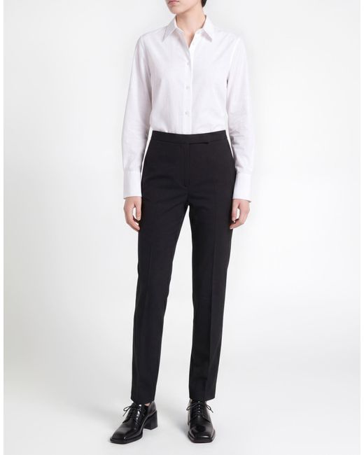 Lardini Black Pants Wool, Elastane