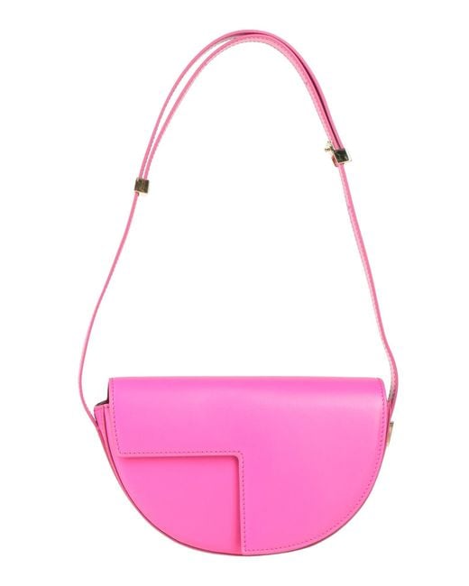 Patou Pink Handbag Leather