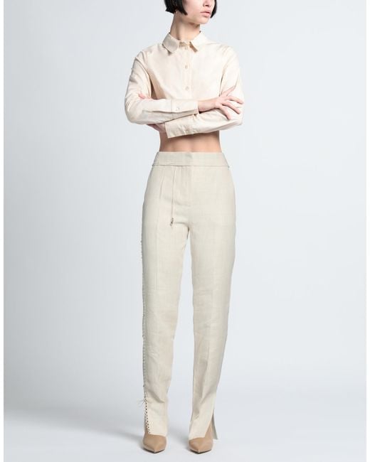 Jacquemus White Trouser