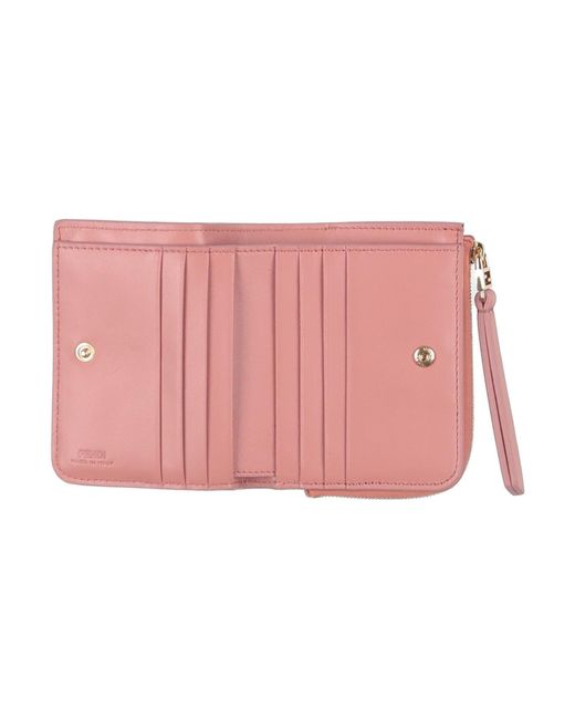 Fendi Pink Brieftasche