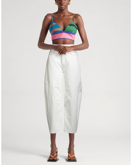Rag & Bone White Jeans Cotton