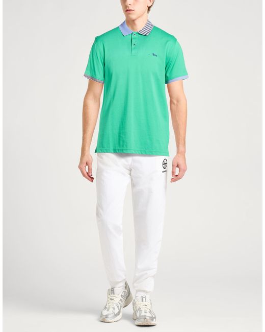 Harmont & Blaine Green Polo Shirts for men