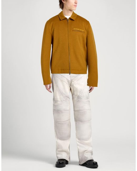 VTMNTS Yellow Coat Virgin Wool for men